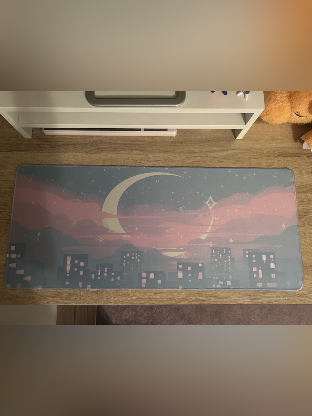 Dreamscape Crescent Moon Gaming Desk Mat